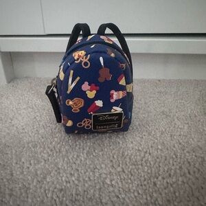 Loungefly Disney Numio Snack-Themed Blue Mini Backpack